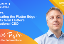 Explore a fórmula “Flutter Edge”, de Dan Taylor, na palestra exclusiva do SBC Summit Barcelona Flutter Edge