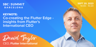 Explore a fórmula “Flutter Edge”, de Dan Taylor, na palestra exclusiva do SBC Summit Barcelona Flutter Edge