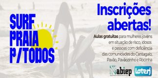Loterj apoia projeto social Surf Praia Para Todos loterj