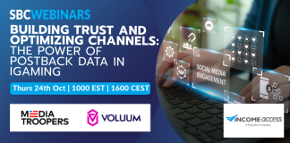 SBC Webinars: o poder do postback na indústria de apostas on-line SBC