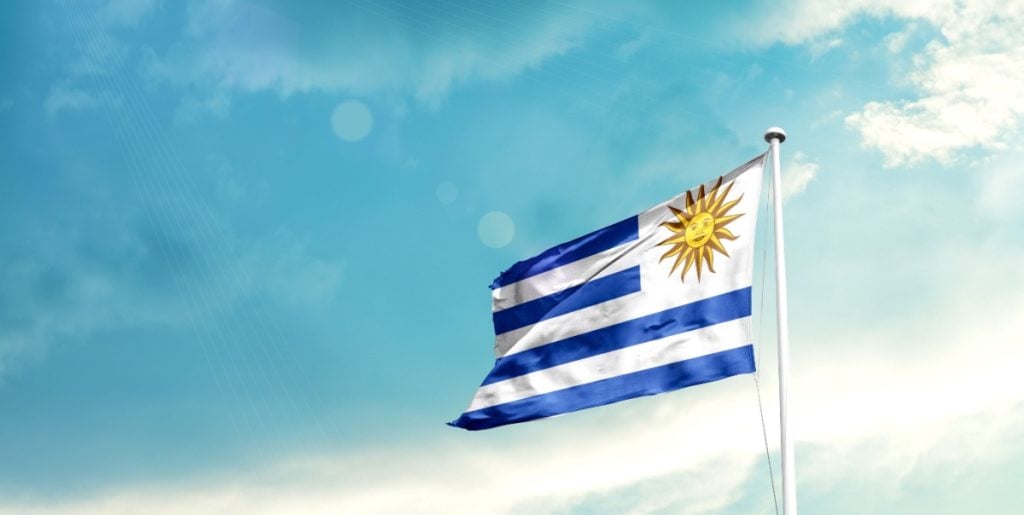Bandeira do Uruguai.