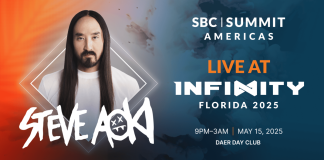 SBC Summit Americas traz Steve Aoki, estrela da música eletrônica, para o INFINITY Florida Steve Aoki é presença garantida no SBC Summit Americas