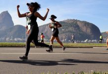 imagem de corredores de rua para associar com o patrocínio da betnacional à maratona do rio