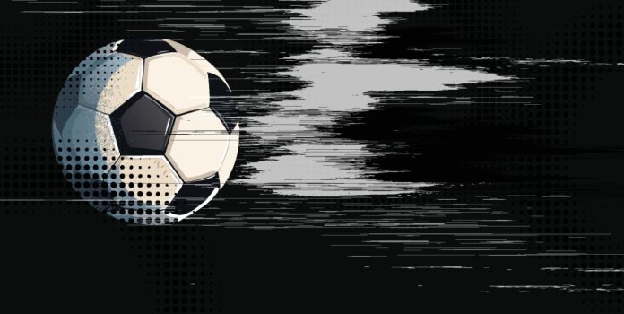 Bola de futebol para anunciar parceria entre Cassino e X1 Brazil