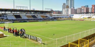 EstrelaBet promove experiência para torcedoras do Criciúma no Dia das Mães Imagens do heriberto hulse, estádio do Cricíuma, para falar da ação da EstrelaBet