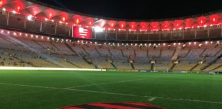 Descrição: Campo de futebol. Genius Sports lança apostas ao vivo no Brasileirão