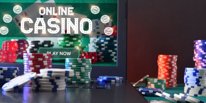 imagem conceitual de um site de cassino online para falar da retirada de oferta do segmento por parte da Loteria de Sergipe