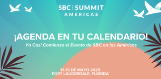 Marque na agenda: SBC Summit Americas está chegando Banner promovendo o SBC Summit Americas