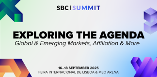 Dos mercados globais à tecnologia de última geração: SBC Summit 2025 apresenta programa de conferências reformulado em Lisboa Banner do SBC Summit 2025