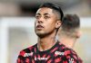 Imagem do atacante Bruno Henrique, do Flamengo, que presta depoimento ao STJD nesta segunda