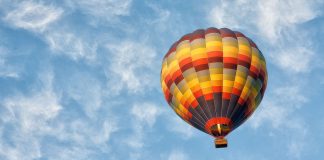 Balão aerostático destaca ação de jogo mais alto do mundo da ApostaTudo