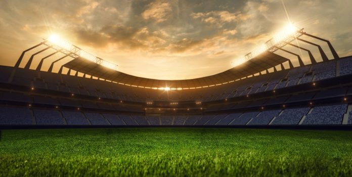 Estádio de futebol para comentar parceria entre Esportes da Sorte e Ferroviária