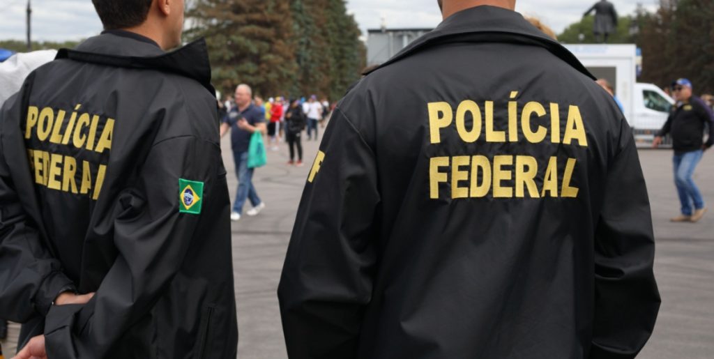Agentes da PF representando posicionamento da corporação sobre a legalização de cassinos