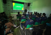 Foto do workshop da 7K sobre integridade esportiva no mirassol