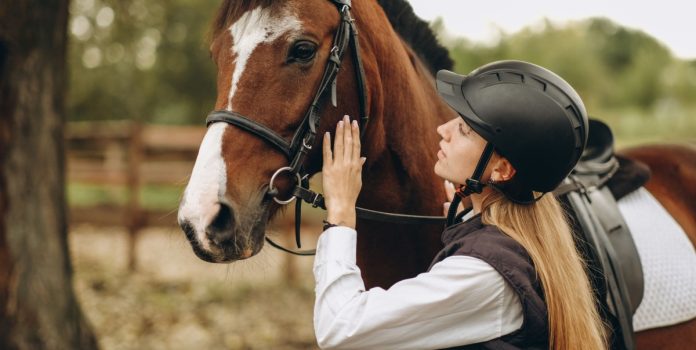 Cavalo e mulher