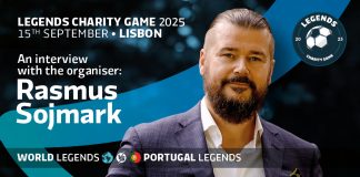 Rasmus Sojmark, SBC: “O Legends Charity Game é uma união por meio do esporte e da solidariedade”