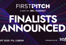 SBC Summit revela finalistas do concurso First Pitch Banner do First Pitch do SBC SUmmit