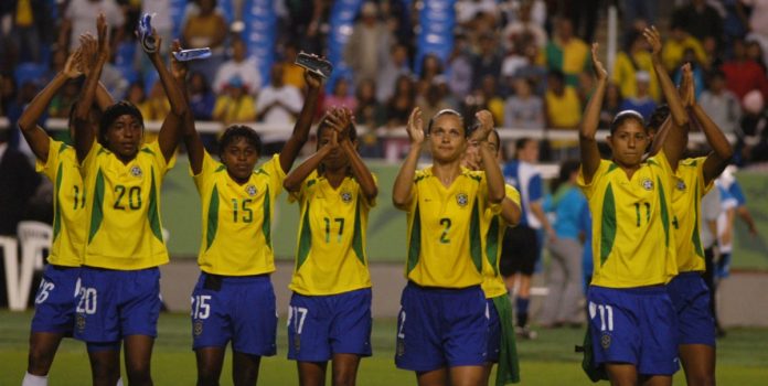 start-bet-patrocinio-campeonato-brasileiro-feminino-2025 Equipe feminina de futebol da Seleção Brasileira