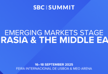Eurásia e Oriente Médio em foco no palco Emerging Markets do SBC Summit 2025 banner do palco emerging markets do SBC SUMMIT 2025