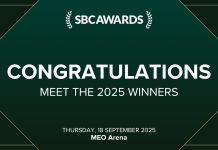 Imagem de divulgação oficial dos vencedores do SBC Awards 2025