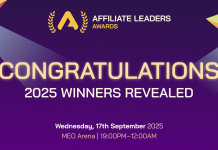 Imagem de divulgação oficial do Affiliate Leaders Awards 2025, da SBC