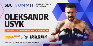 Bicampeão mundial incontestável dos pesos-pesados Usyk será destaque no SBC Summit 2025 Imagem de divulgação oficial sobre a participação de Oleksandr Usyk no SBC Summit 2025