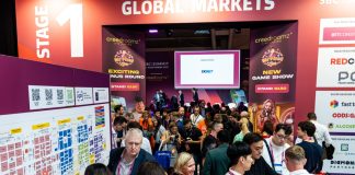Entrada do Global Markets, no SBC Summit 2025, onde foi discutido o potencial do México na América Latina