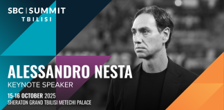 SBC Summit Tbilisi 2025 receberá o campeão do Mundo Alessandro Nesta Divulgação oficial da participação de Alessandro Nesta no SBC Summit Tbilisi 2025