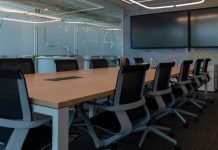 Sala de reunião vazia