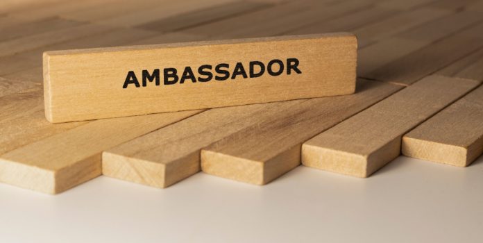 esportes-da-sorte-apresenta-luisinho-como-embaixador Placas de madeira sobrepostas com uma delas escrita embaixador em inglês