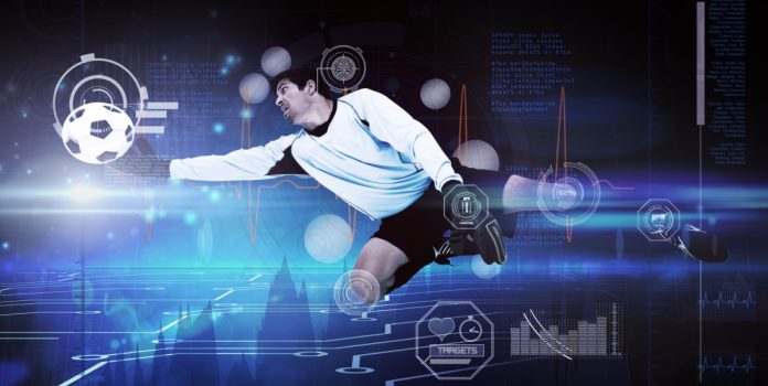 ibia-apresenta-iugu-como-novo-membro-do-payment-provider-forum Goleiro contra placa de circuito em fundo futurista
