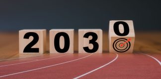 Galera Bet firma parceria com Mercado Livre Arena Pacaembu até 2030 Quatro cubos de madeira formando o número 2030