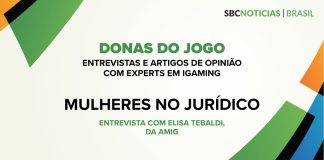 Donas do Jogo, com Elisa Tebaldi, AMIG: “as mulheres ainda enfrentam barreiras” Banner da coluna Donas do Jogo