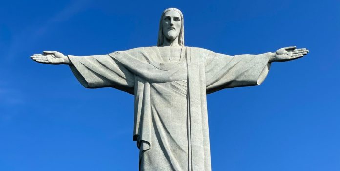 Cristo Redentor, localizado no Rio de Janeiro