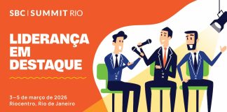 Banner para a trilha Leaders do SBC Summit Rio 2026.