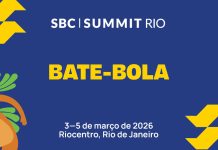 Bate-bola com Ana Paula Castello Branco, BetMGM: coerência global e presença cultural são fundamentais no branding Banner digital oficial Bate-Bola de divulgação do SBC Summit Rio 2026