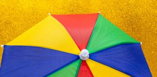 Guarda-chuva tradicional de Carnaval