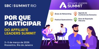 Banner digital de divulgação oficial do Affiliate Leaders Summit no SBC Summit Rio 2026