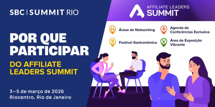 sbc-summit-rio-2026-pr Banner digital de divulgação oficial do Affiliate Leaders Summit no SBC Summit Rio 2026