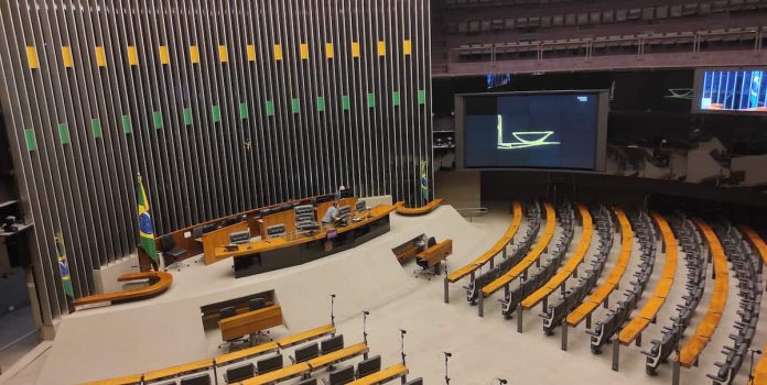 Câmara-dos-Deputados Foto tirada do plenário da Câmara dos Deputados em Brasília.