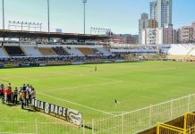 Foto tirada do Estádio Heriberto Hülse, do Criciúma.