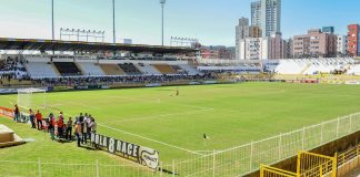 Foto tirada do Estádio Heriberto Hülse, do Criciúma.