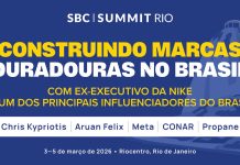 Banner para chamada do SBC Summit Rio 2026: Como construir marcas duradouras no Brasil.