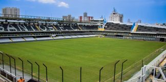 Vila Belmiro, estádio do Santos.