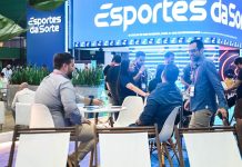 Foto tirada do estande do Esportes da Sorte no SBC Summit Rio 2026.