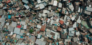 Favela no Rio de Janeiro vista de cima