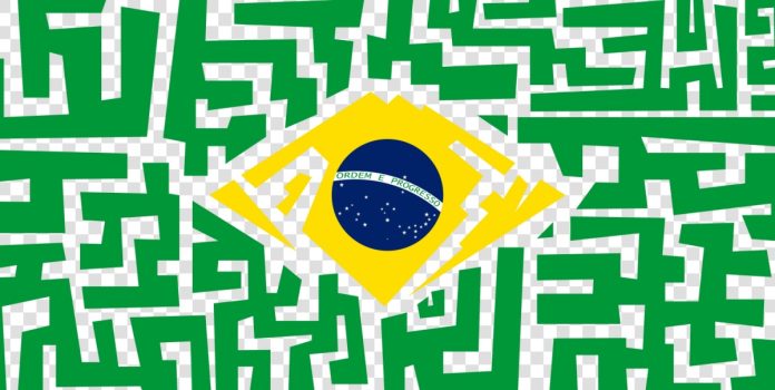 betby-relatorio-brasil-2026 Bandeira do Brasil em desenho