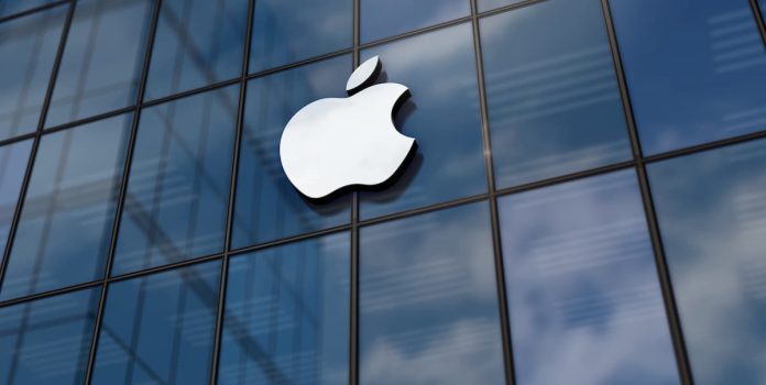 Fachada de escritório da Apple.