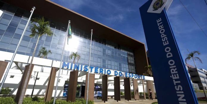 Ministerio-Do-Esporte Fachada do Ministério do Esporte do Brasil.