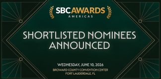 SBC Awards Americas anuncia lista de finalistas de 2026 Lista de finalistas SBC Awards Americas.